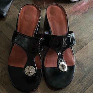 Marc By Marc Jacobs Black Patent Sandals